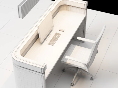 Reception 001 3D Model