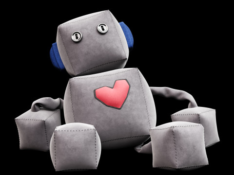 Robot soft toy 3D Model