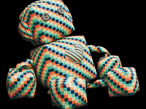 Robot soft toy 3D Model
