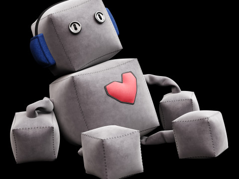 Robot soft toy 3D Model