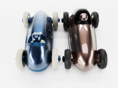 Grand Prix Racing Car 3D Model