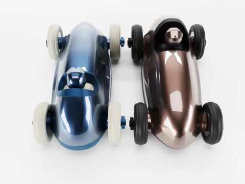 Grand Prix Racing Car 3D Model