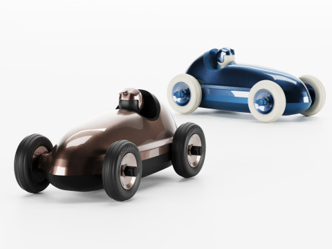 Grand Prix Racing Car 3D Model