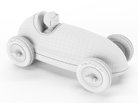 Grand Prix Racing Car 3D Model