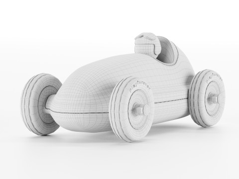 Grand Prix Racing Car 3D Model