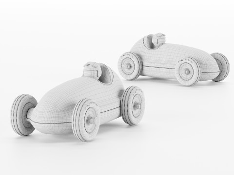 Grand Prix Racing Car 3D Model