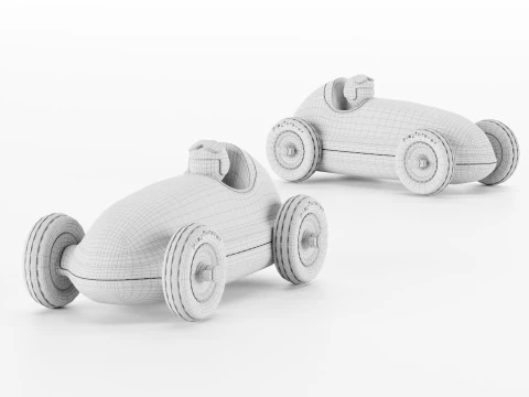 Grand Prix Racing Car 3D Model