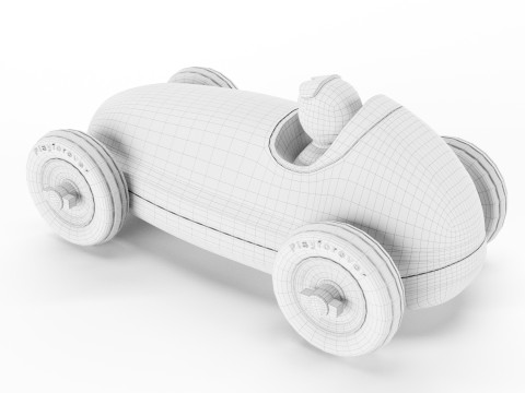 Grand Prix Racing Car 3D Model