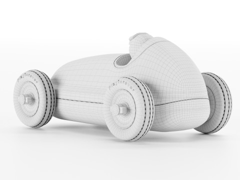 Grand Prix Racing Car 3D Model