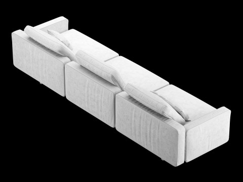 Modern sofa 2 3D Model