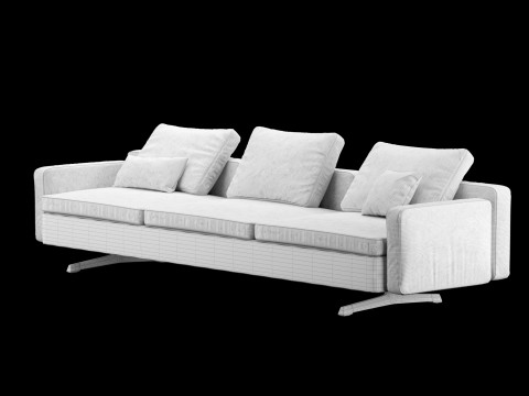 Modern sofa 2 3D Model