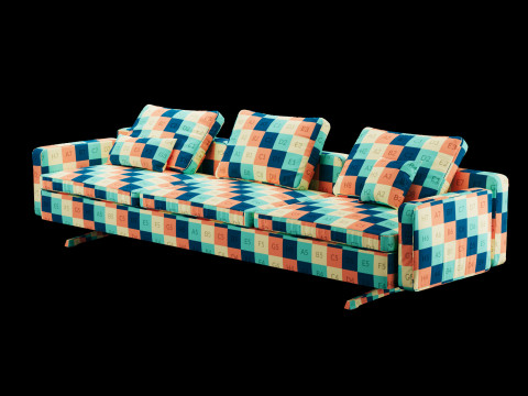Modern sofa 2 3D Model