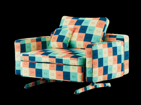 Modern chair 8 3D Model