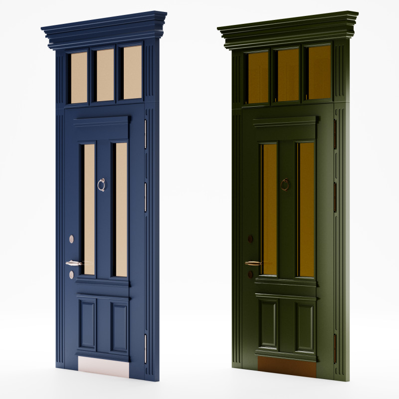 Front door 1 Modelo 3D .c4d .max .obj .3ds .fbx .stl .blend 