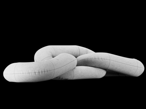 Chain sofa 1 Modello 3D