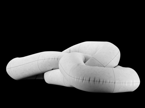 Chain sofa 1 Modello 3D
