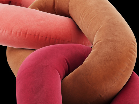 Chain sofa 1 Modello 3D