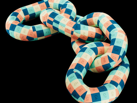 Chain chair 3D 模型