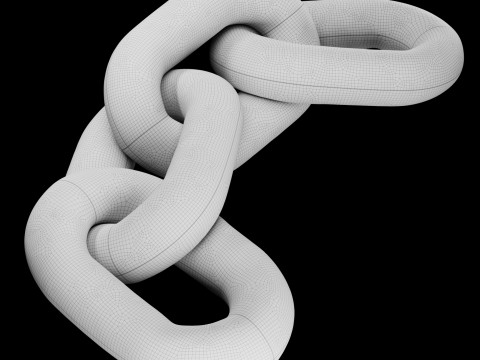 Chain chair 3D 模型