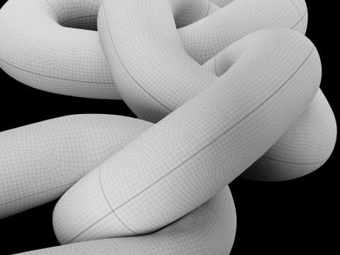 Chain chair 3D 模型