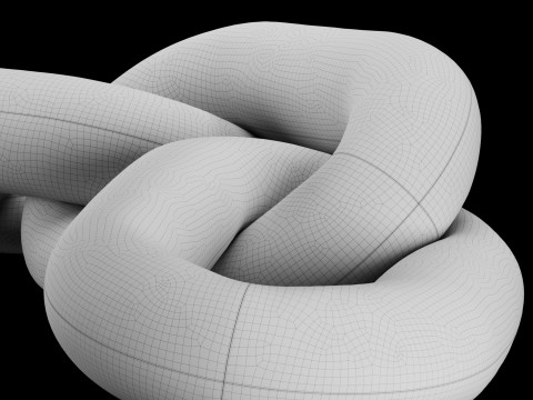 Chain chair 3D 模型