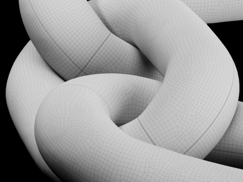 Chain chair 3D 模型
