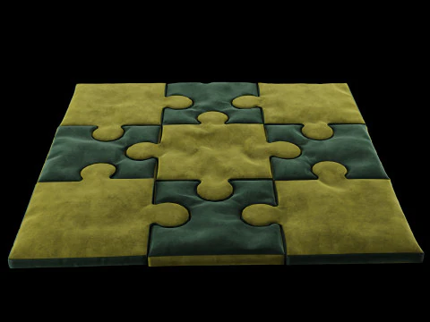 Puzzle pillow 3D Model