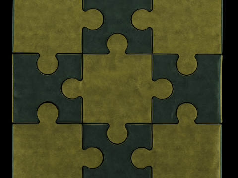 Puzzle pillow Modèle 3D