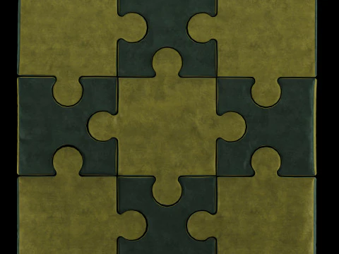 Puzzle pillow 3D Model