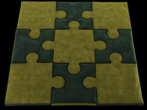 Puzzle pillow Modèle 3D