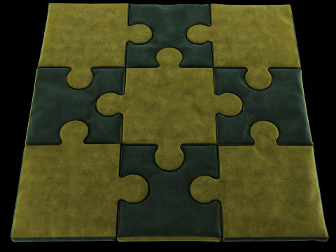 Puzzle pillow 3D Model