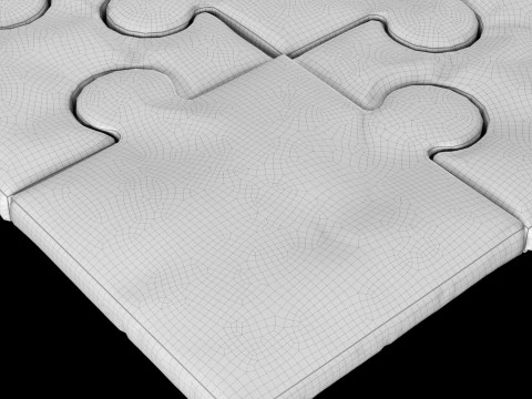 Puzzle pillow 3D Model