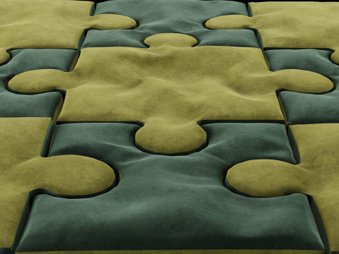 Puzzle pillow Modèle 3D