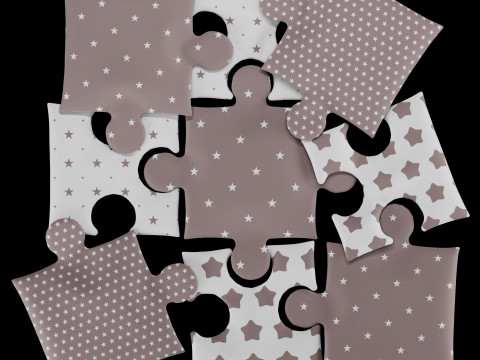 Puzzle pillow 2 3Dモデル