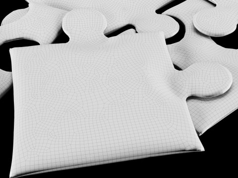 Puzzle pillow 2 Modelo 3D