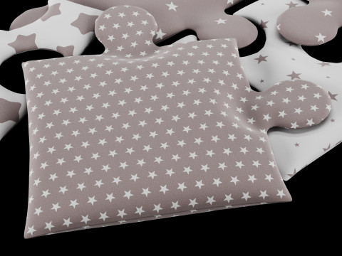 Puzzle pillow 2 Modelo 3D