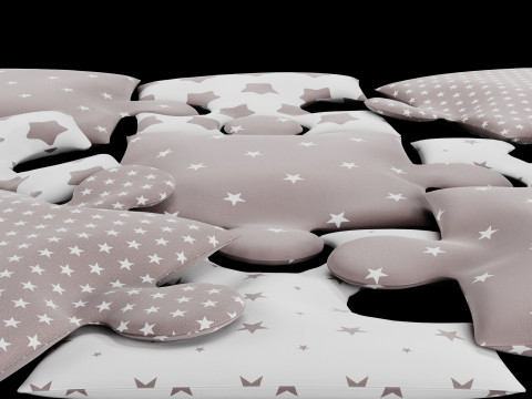 Puzzle pillow 2 Modelo 3D