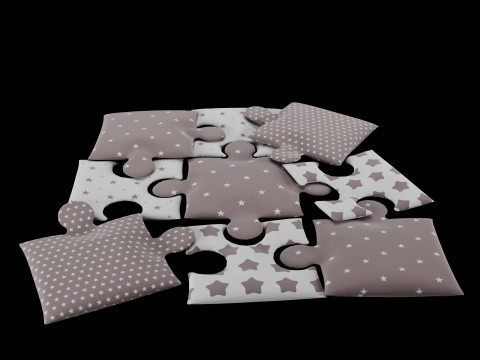 Puzzle pillow 2 Modelo 3D