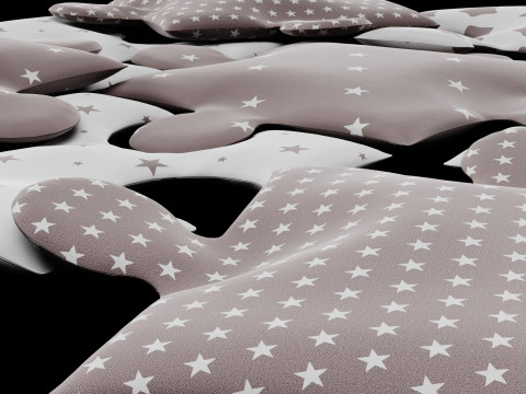 Puzzle pillow 2 Modelo 3D