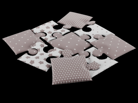 Puzzle pillow 2 Modelo 3D