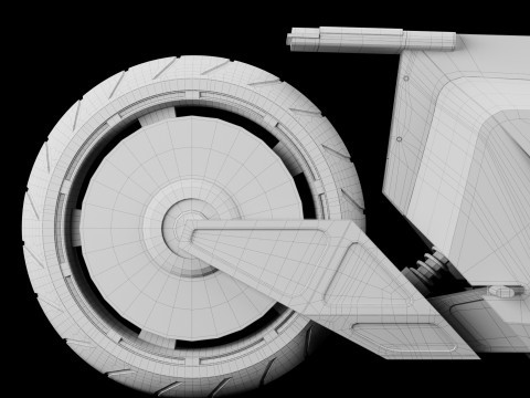 Concept motorcycle 3D Model