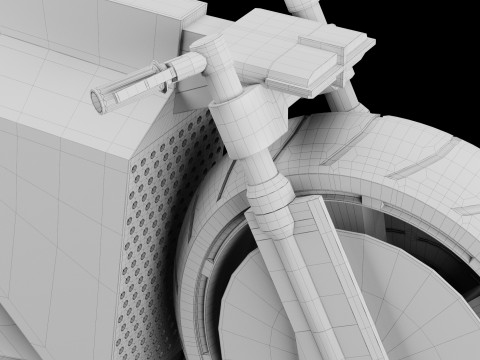 Concept motorcycle 3D Model