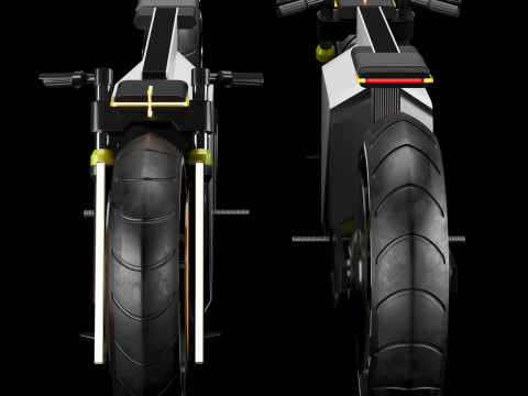 Concept motorcycle 3D Model