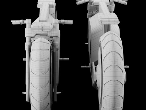 Concept motorcycle 3D Model