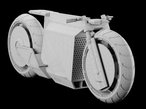 Concept motorcycle 3D Model