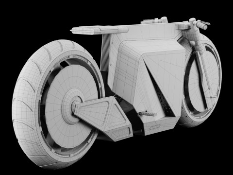Concept motorcycle 3D Model