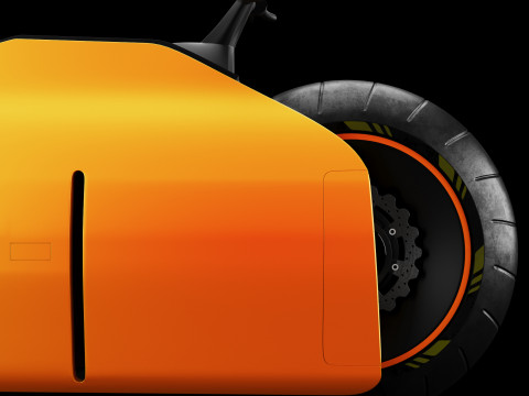 Concept motorcycle 2 3D Model