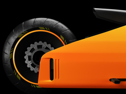Concept motorcycle 2 3D Model