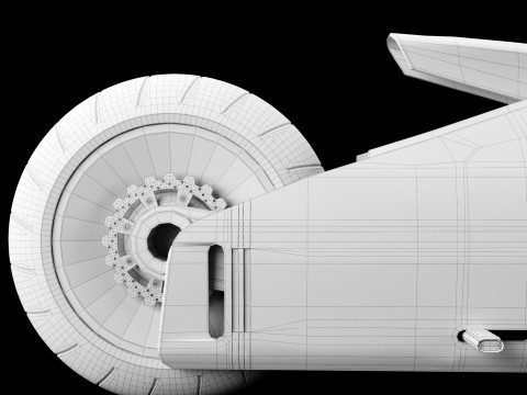 Concept motorcycle 2 3D Model