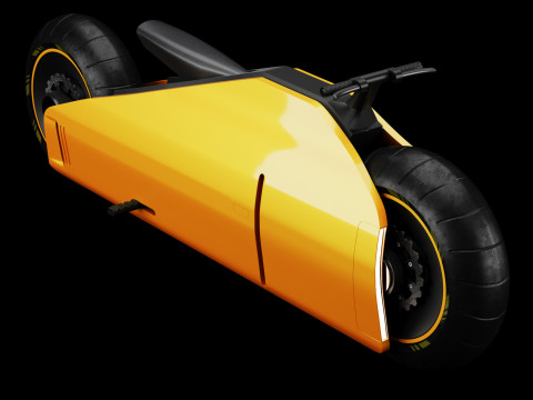 Concept motorcycle 2 3D Model